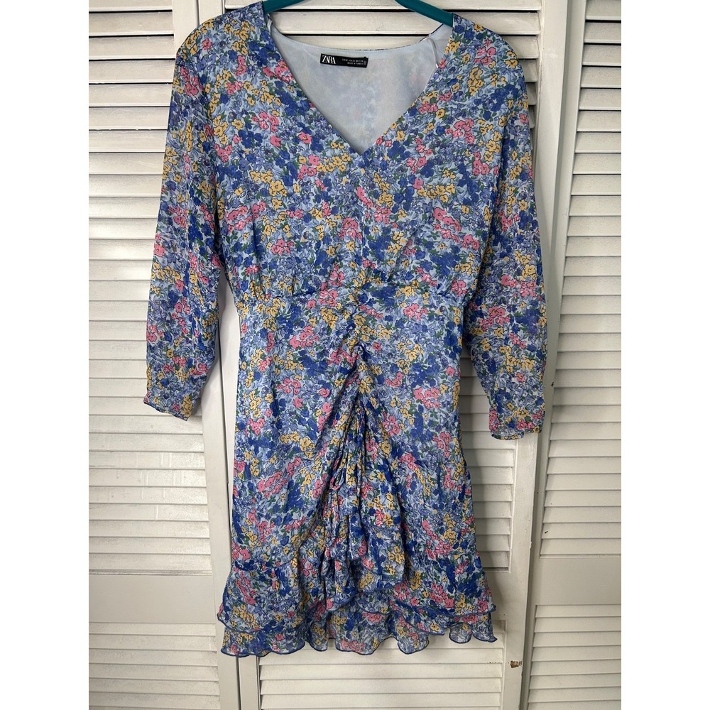 Zara Floral Print Dress Size‎ Small